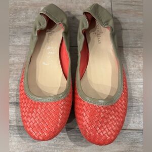 Cole Haan Womens Textured Quilted Ballet Flats Shoes Size 7